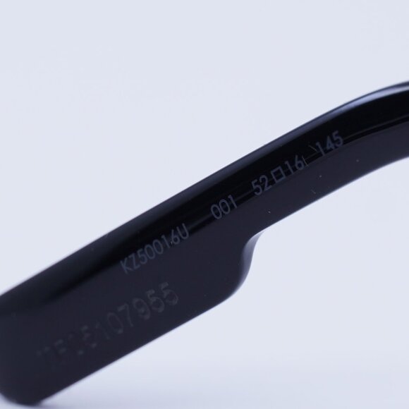 Kenzo KZ50016U 001 Eyeglasses Shiny Black 52mm Square Frame - Picture 5 of 11